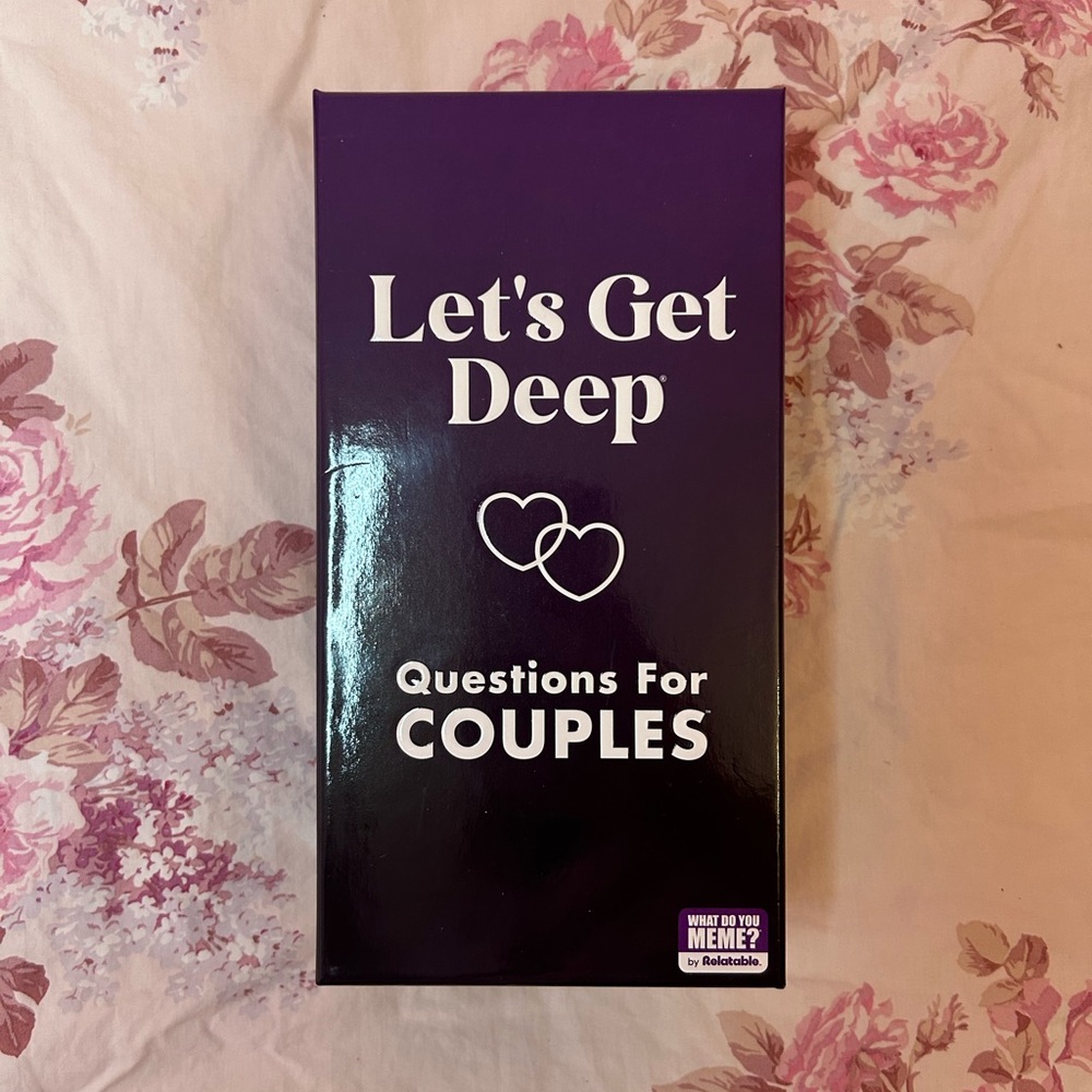 Let's Get Deep Card Game for Couples NEW wedding gift